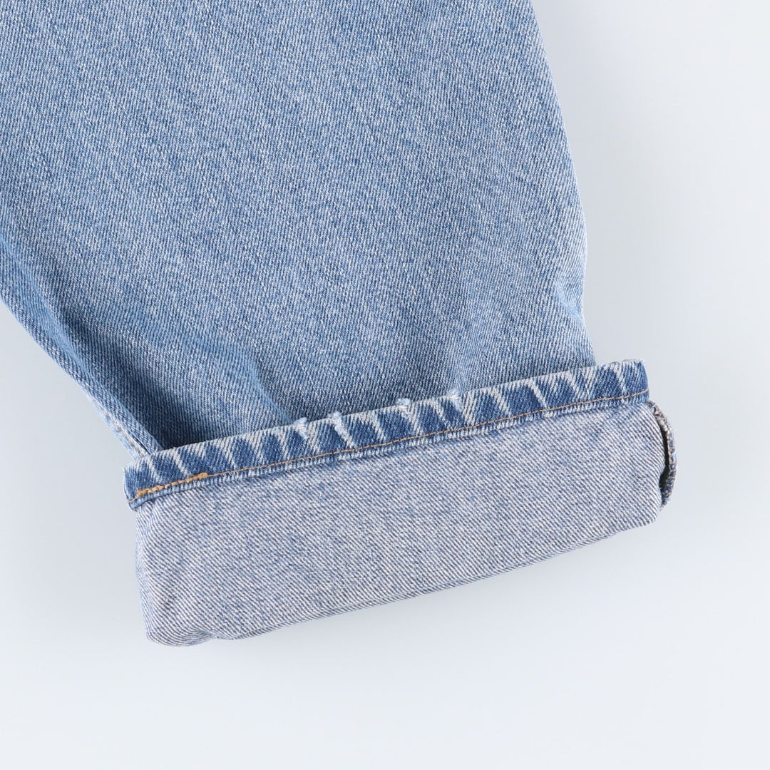 00'S Levi's 550 Relaxed Fit Black Denim Tapered Denim Pants Men's W34 cotton Blue type light blue Vintage Second Hand