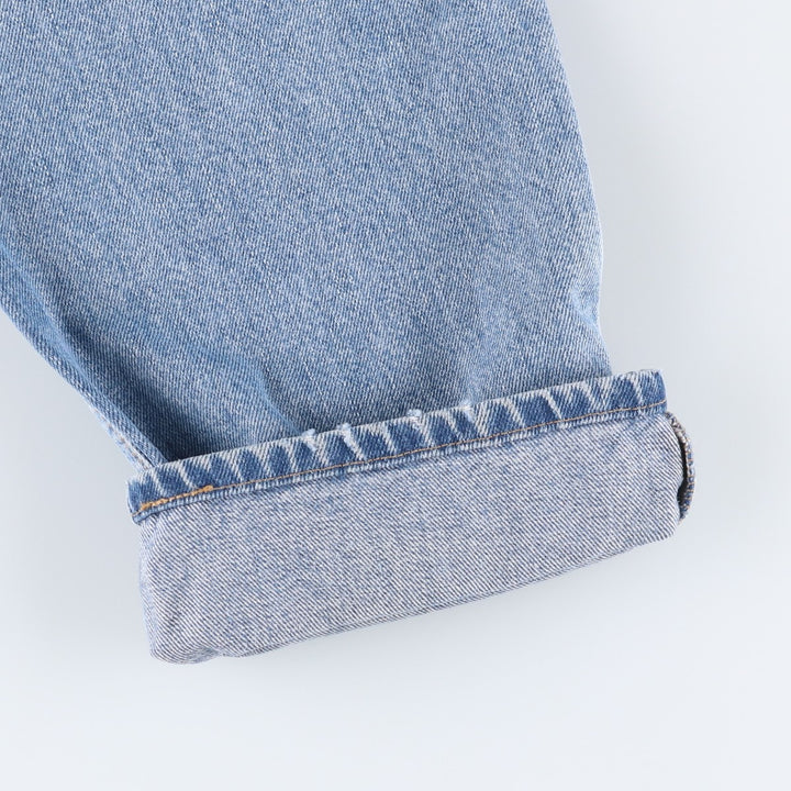 00'S Levi's 550 Relaxed Fit Black Denim Tapered Denim Pants Men's W34 cotton Blue type light blue Vintage Second Hand