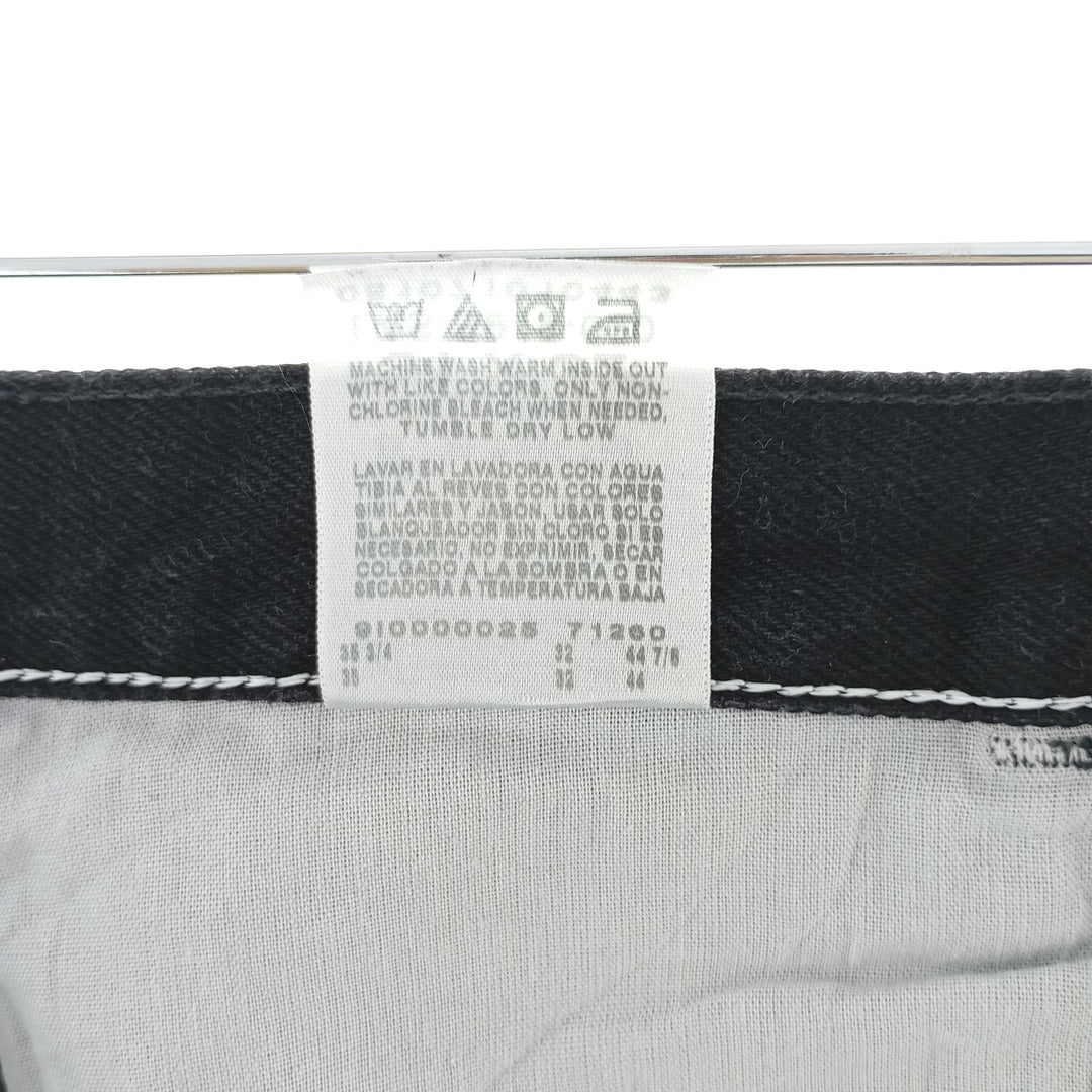 Rustler Black Denim Straight Denim Pants for Men, W34 equivalent cotton black type Vintage Second Hand