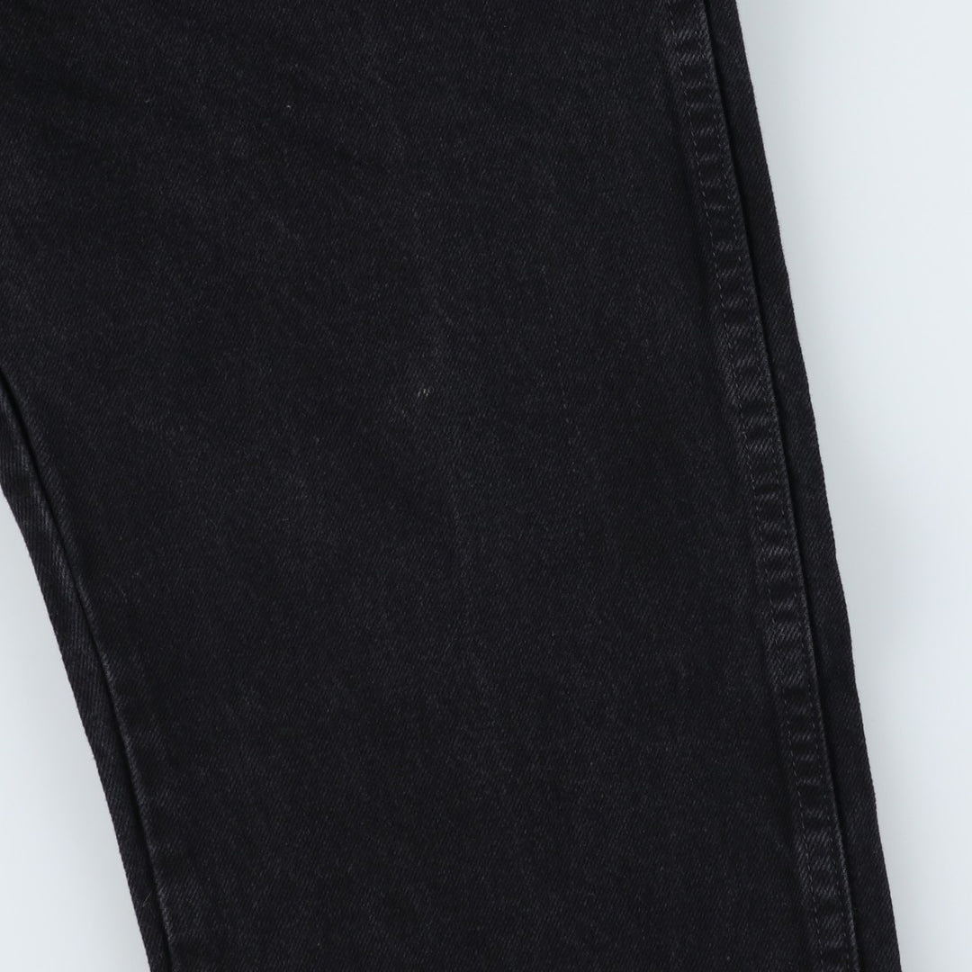 Rustler Black Denim Straight Denim Pants for Men, W34 equivalent cotton black type Vintage Second Hand