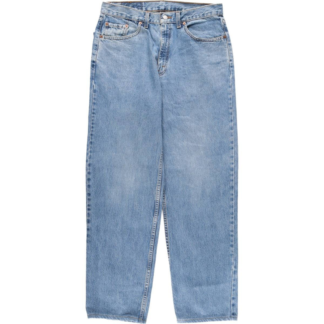 90'S Levi's 550 Relaxed Fit Tapered Denim Pants Made in USA Men's W33 Vintage cotton blue type Vintage Second Hand