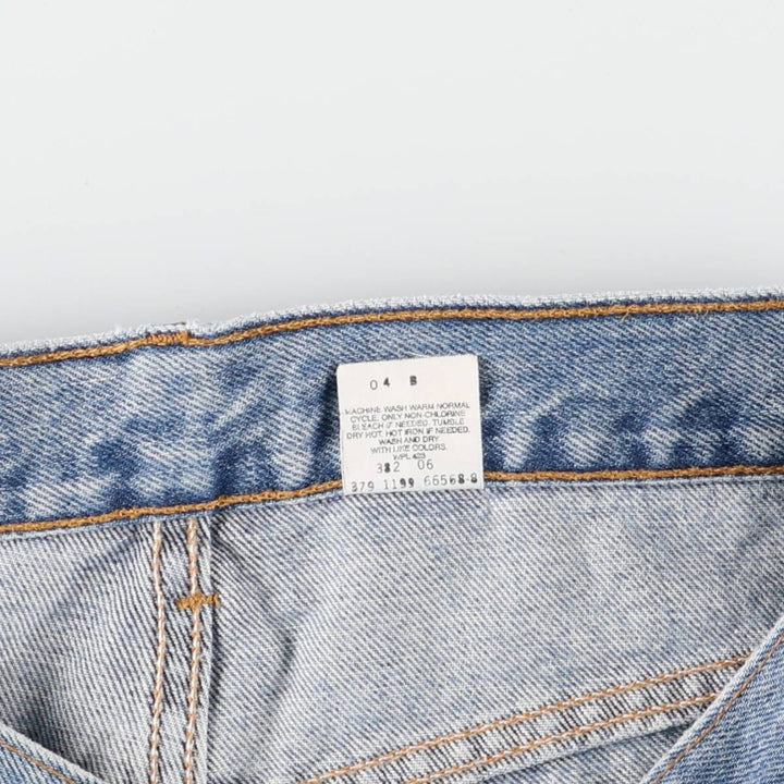 90'S Levi's 550 Relaxed Fit Tapered Denim Pants Made in USA Men's W33 Vintage cotton blue type Vintage Second Hand