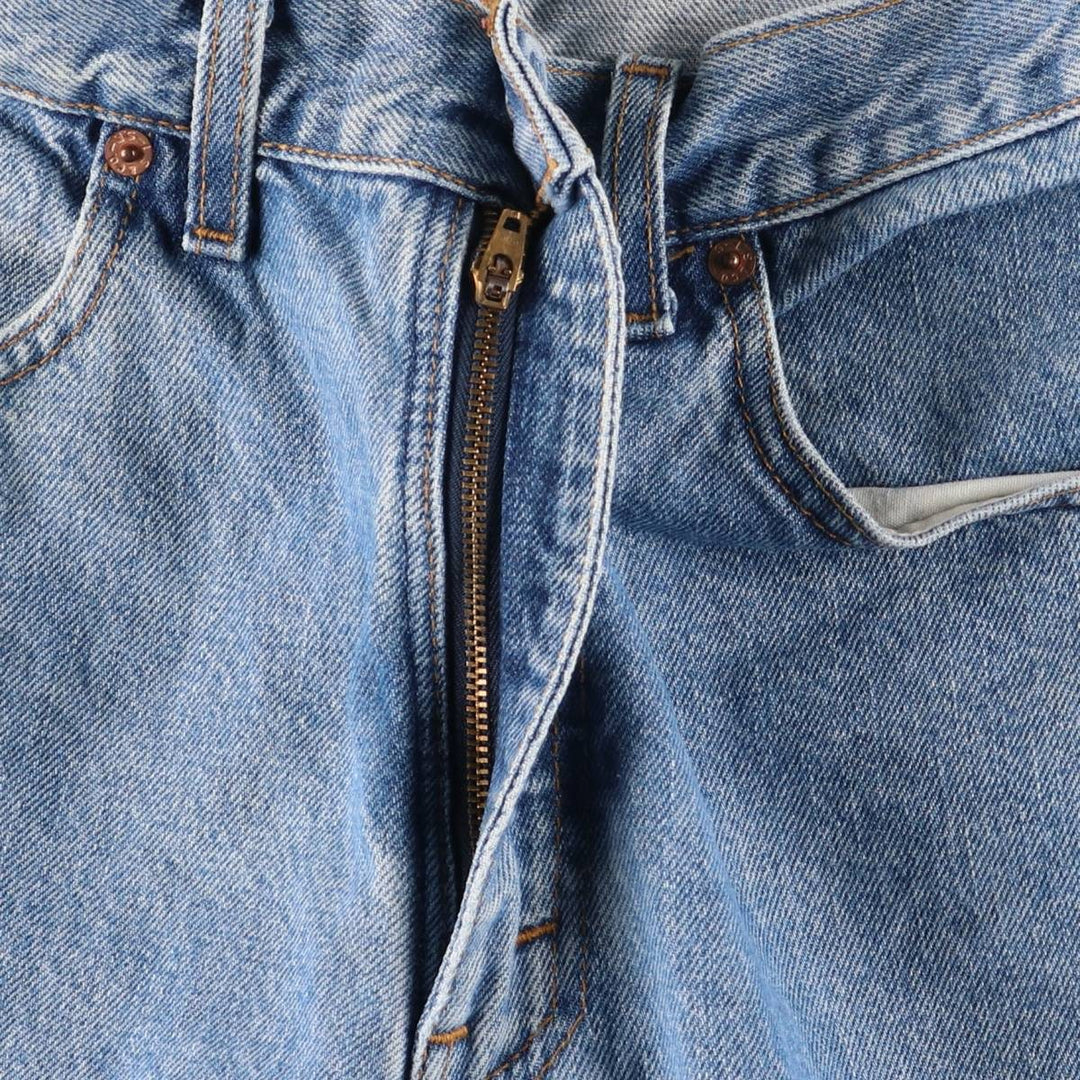 90'S Levi's 550 Relaxed Fit Tapered Denim Pants Made in USA Men's W33 Vintage cotton blue type Vintage Second Hand