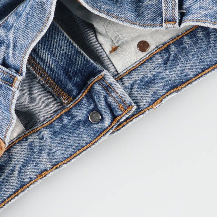 90'S Levi's 550 Relaxed Fit Tapered Denim Pants Made in USA Men's W33 Vintage cotton blue type Vintage Second Hand