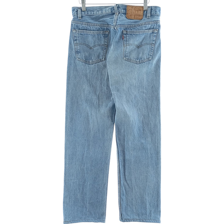 90'S Levi's 501-0113 Straight Denim Pants, Made in USA, Men's, Size W31, Vintage cotton blue type Vintage Second Hand