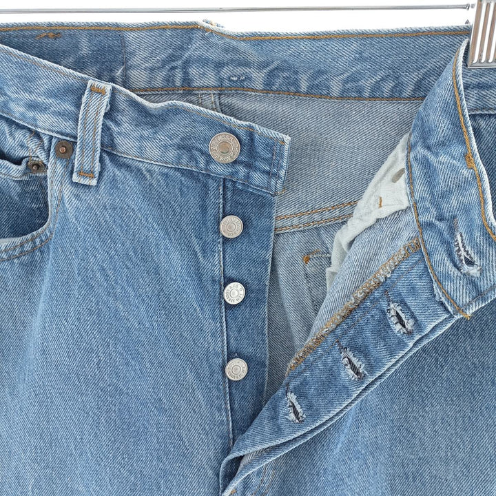 90'S Levi's 501-0113 Straight Denim Pants, Made in USA, Men's, Size W31, Vintage cotton blue type Vintage Second Hand