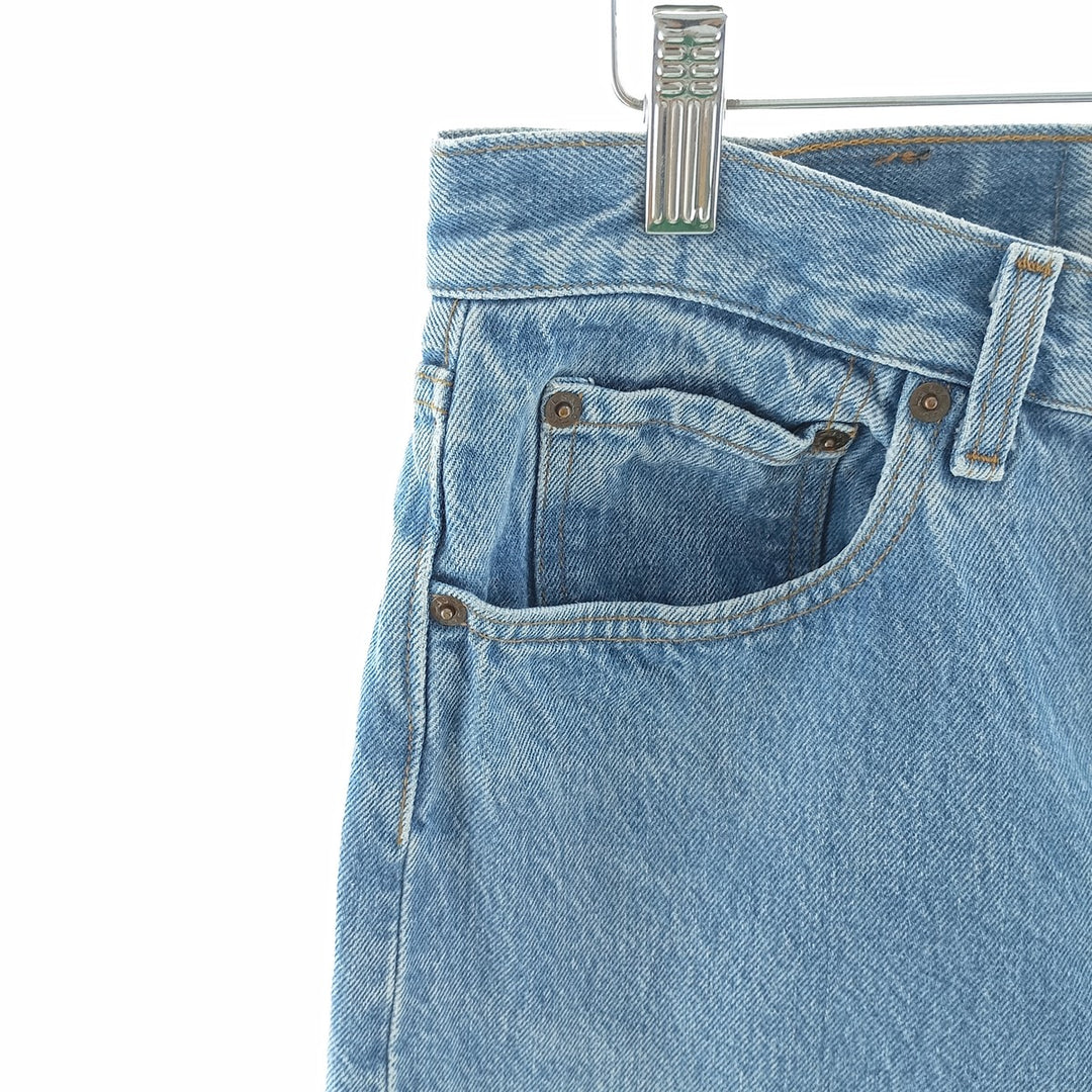90'S Levi's 501-0113 Straight Denim Pants, Made in USA, Men's, Size W31, Vintage cotton blue type Vintage Second Hand