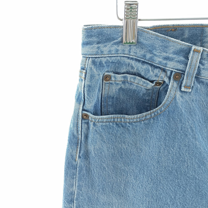 90'S Levi's 501-0113 Straight Denim Pants, Made in USA, Men's, Size W31, Vintage cotton blue type Vintage Second Hand