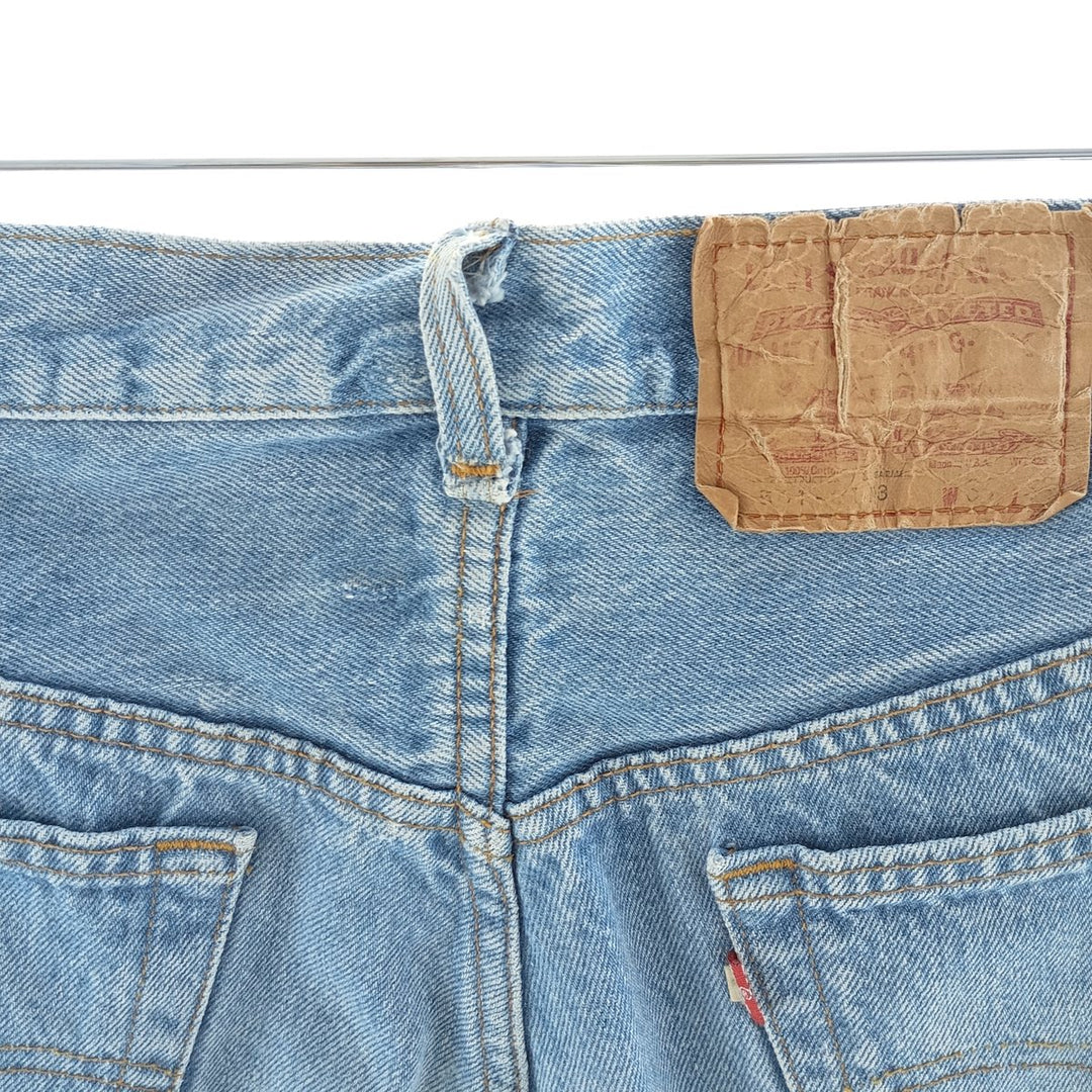 90'S Levi's 501-0113 Straight Denim Pants, Made in USA, Men's, Size W31, Vintage cotton blue type Vintage Second Hand