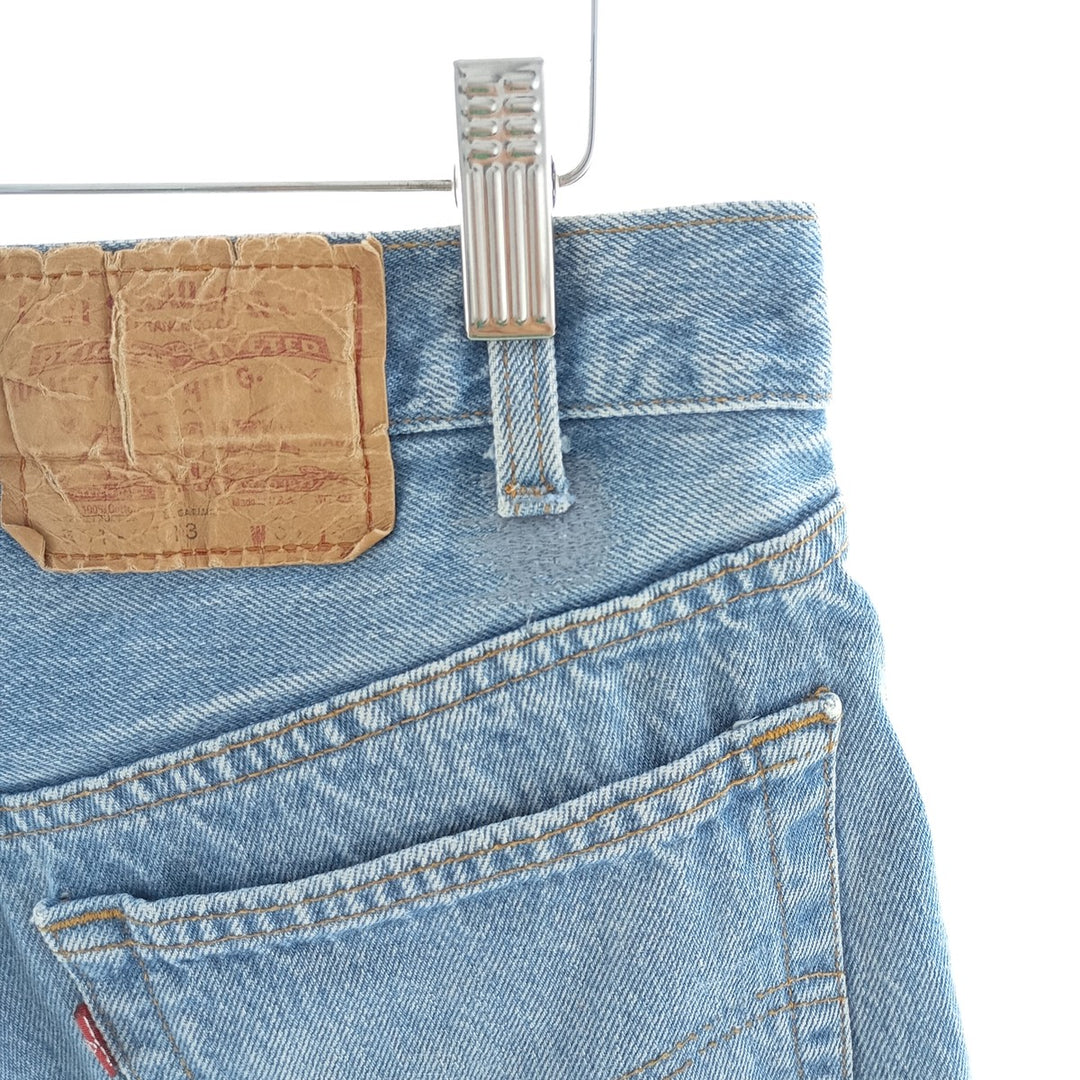 90'S Levi's 501-0113 Straight Denim Pants, Made in USA, Men's, Size W31, Vintage cotton blue type Vintage Second Hand