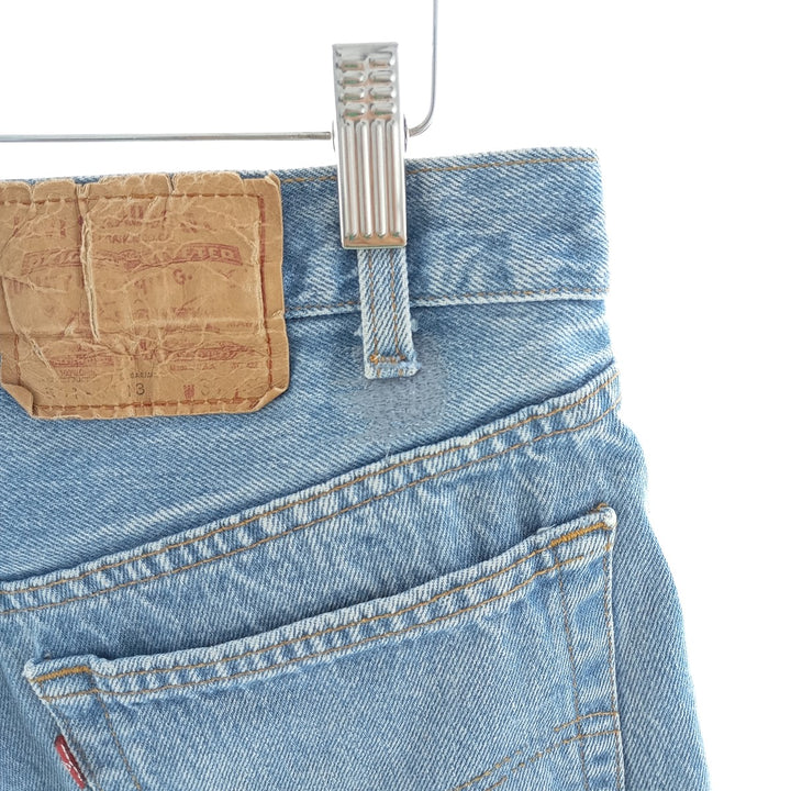 90'S Levi's 501-0113 Straight Denim Pants, Made in USA, Men's, Size W31, Vintage cotton blue type Vintage Second Hand