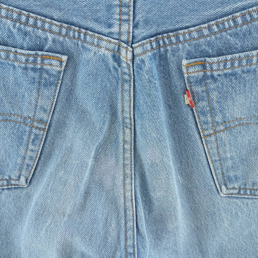 90'S Levi's 501-0113 Straight Denim Pants, Made in USA, Men's, Size W31, Vintage cotton blue type Vintage Second Hand