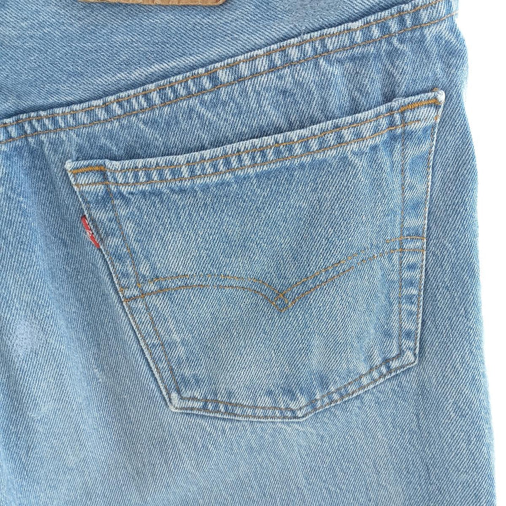 90'S Levi's 501-0113 Straight Denim Pants, Made in USA, Men's, Size W31, Vintage cotton blue type Vintage Second Hand