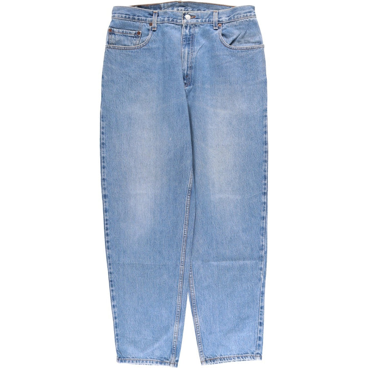 2000'S Levi's 550 Loose Fit Tapered Leg Black Denim Pants, Men's Size 34 cotton blue type Vintage Second Hand