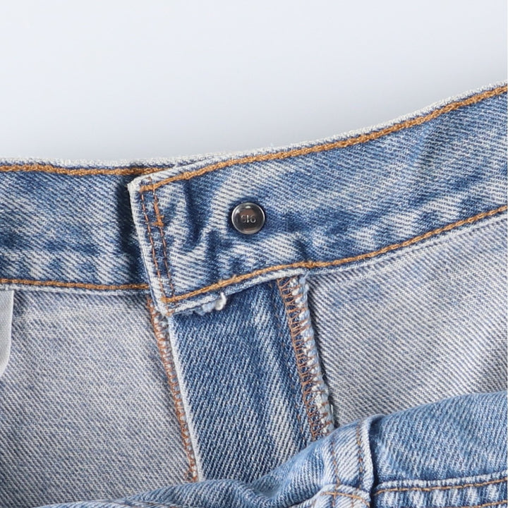 2000'S Levi's 550 Loose Fit Tapered Leg Black Denim Pants, Men's Size 34 cotton blue type Vintage Second Hand