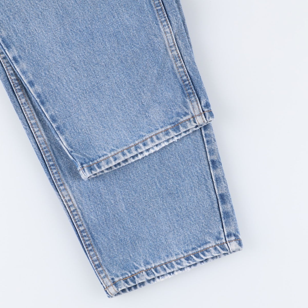 2000'S Levi's 550 Loose Fit Tapered Leg Black Denim Pants, Men's Size 34 cotton blue type Vintage Second Hand