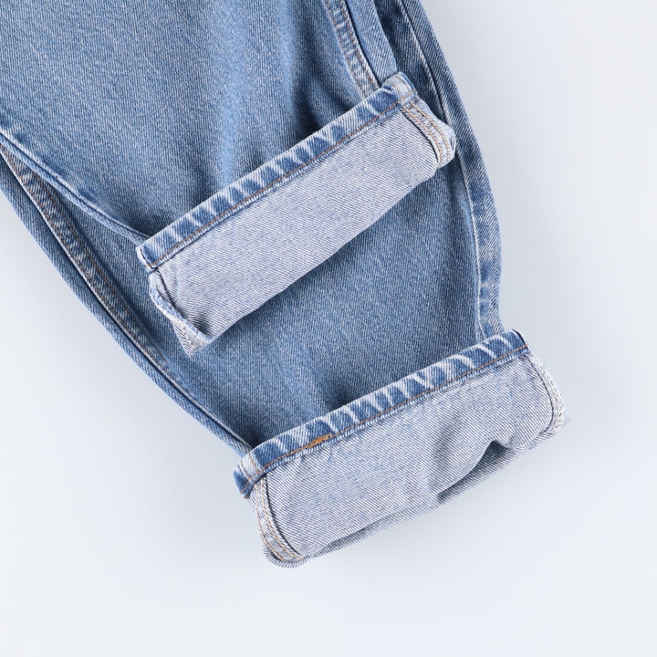 2000'S Levi's 550 Loose Fit Tapered Leg Black Denim Pants, Men's Size 34 cotton blue type Vintage Second Hand