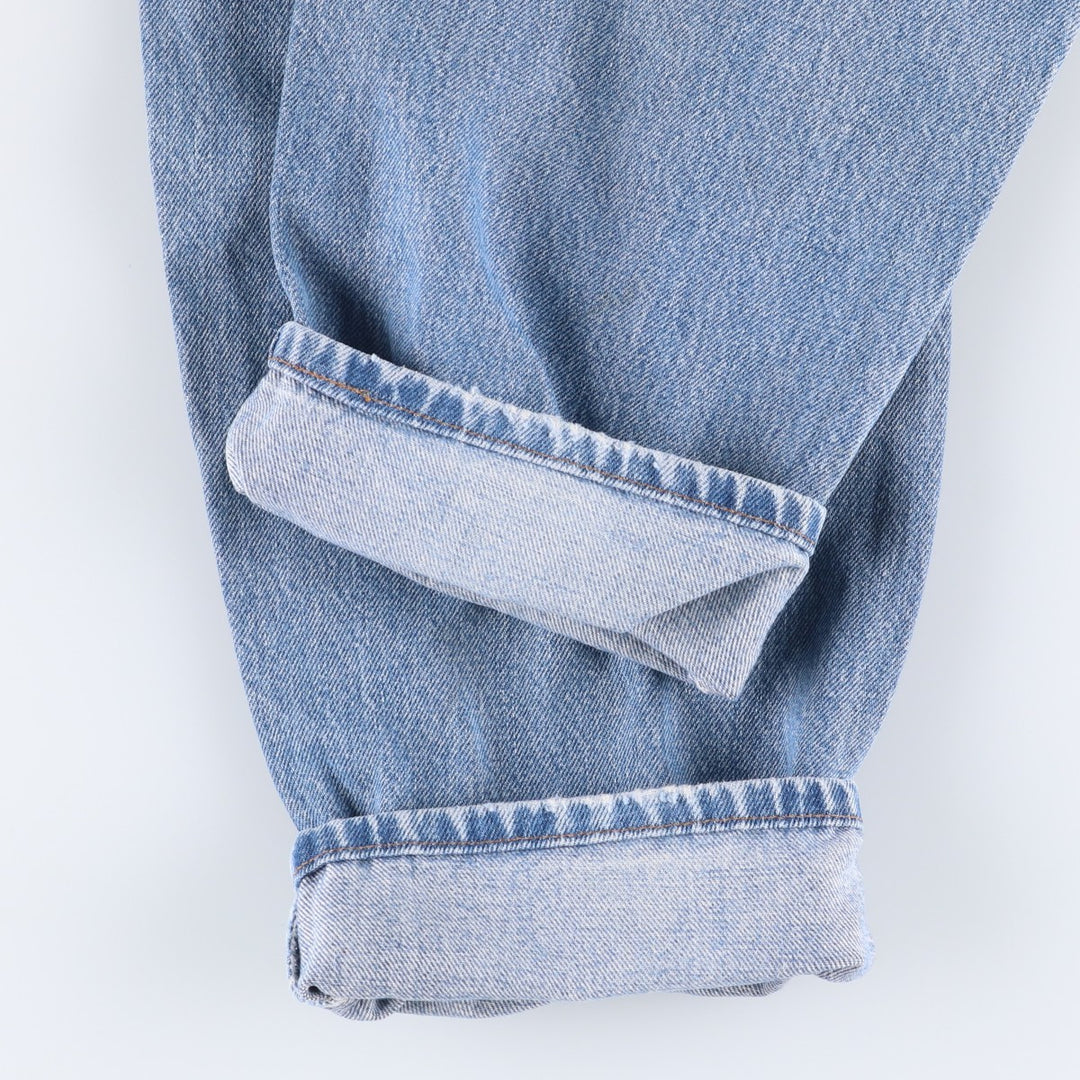 2000'S Levi's 550 Loose Fit Tapered Leg Black Denim Pants, Men's Size 34 cotton blue type Vintage Second Hand