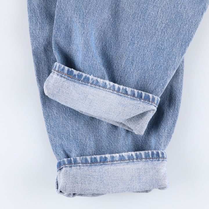 2000'S Levi's 550 Loose Fit Tapered Leg Black Denim Pants, Men's Size 34 cotton blue type Vintage Second Hand