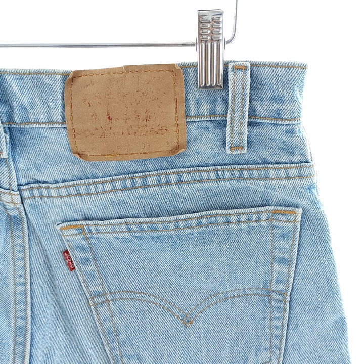 90'S Levi's 550 Relaxed Fit Tapered Leg Tapered Denim Pants Made in USA Men's W32 Vintage cotton blue type Vintage Second Hand