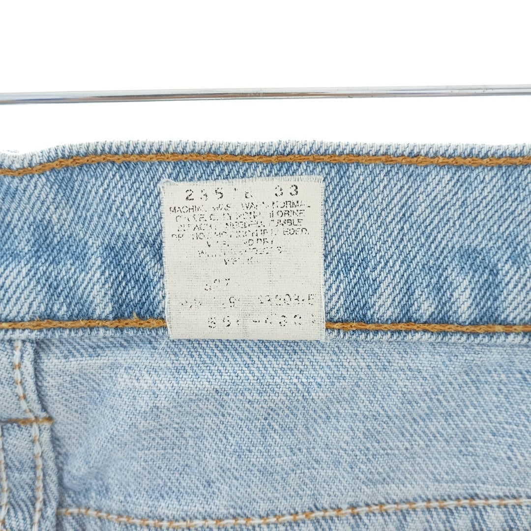 90'S Levi's 550 Relaxed Fit Tapered Leg Tapered Denim Pants Made in USA Men's W32 Vintage cotton blue type Vintage Second Hand