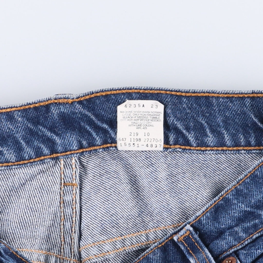90'S Levi's 551 Relaxed Fit Tapered Leg Tapered Denim Pants Women's L (w29) Vintage cotton blue type Vintage Second Hand