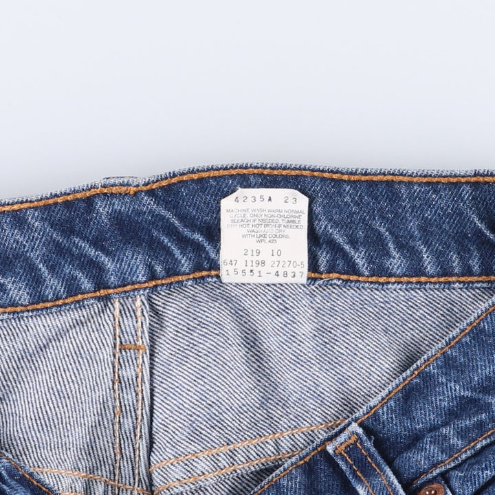 90'S Levi's 551 Relaxed Fit Tapered Leg Tapered Denim Pants Women's L (w29) Vintage cotton blue type Vintage Second Hand