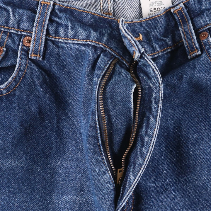 90'S Levi's 551 Relaxed Fit Tapered Leg Tapered Denim Pants Women's L (w29) Vintage cotton blue type Vintage Second Hand