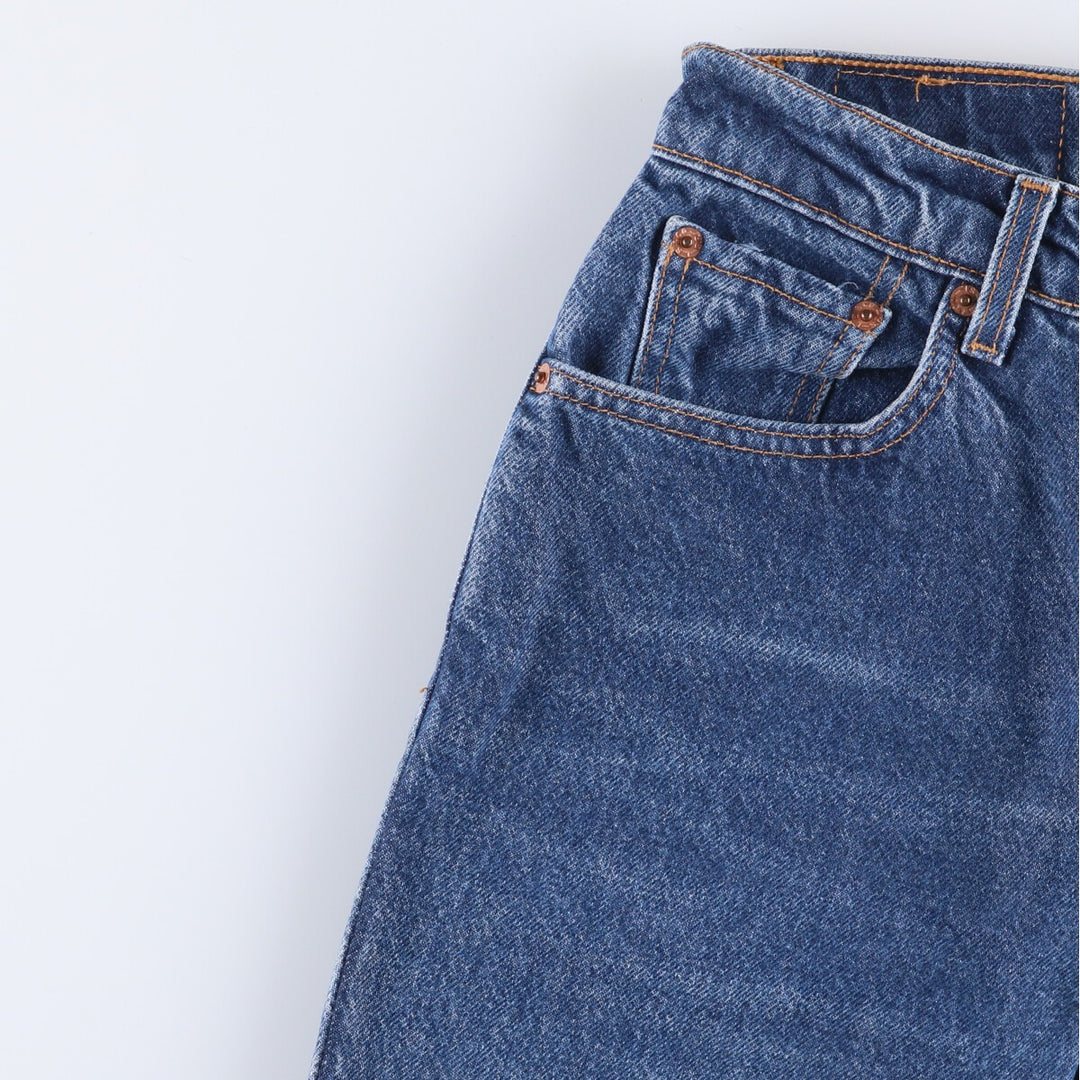 90'S Levi's 551 Relaxed Fit Tapered Leg Tapered Denim Pants Women's L (w29) Vintage cotton blue type Vintage Second Hand