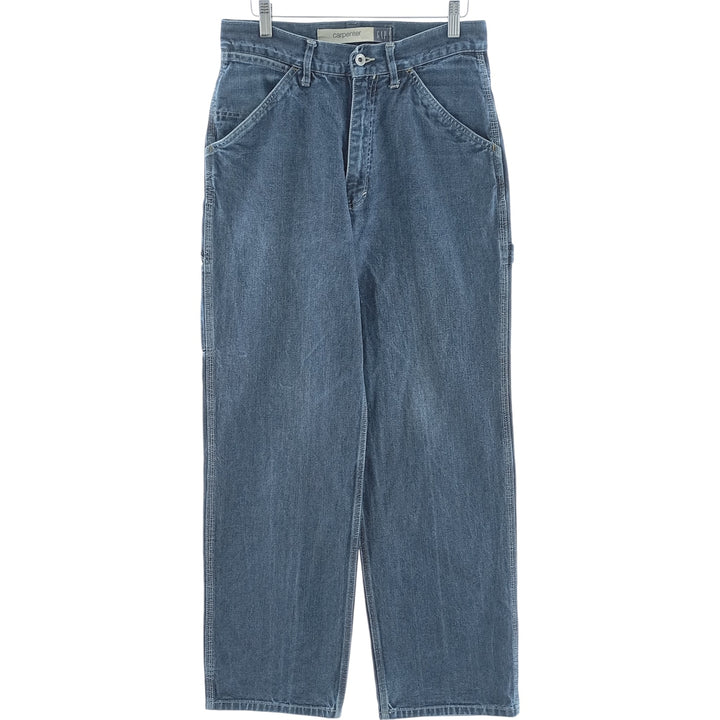 90s-00'S GAP Carpenter Denim Painter Pants, Men's, Size W29 cotton blue type Vintage Second Hand