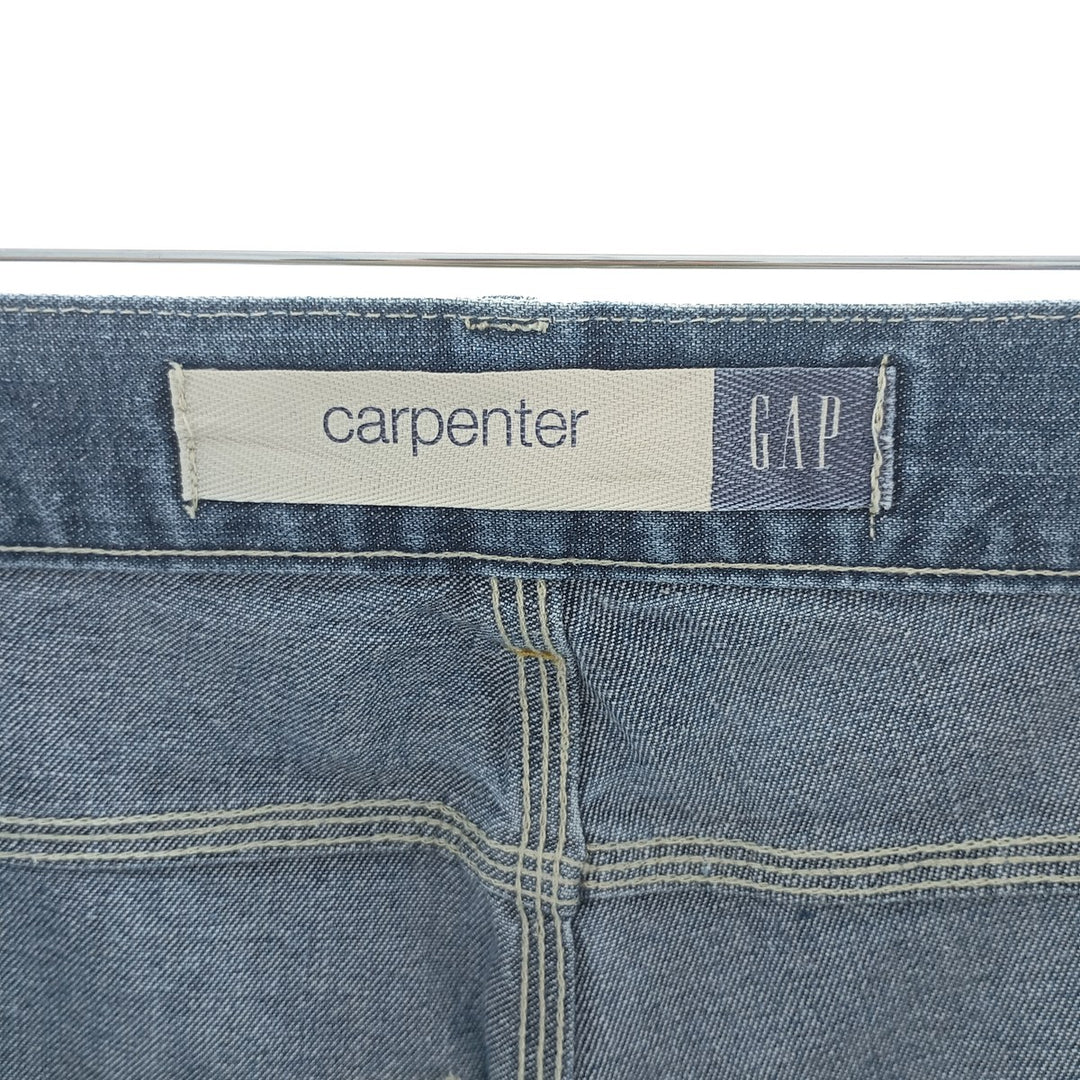 90s-00'S GAP Carpenter Denim Painter Pants, Men's, Size W29 cotton blue type Vintage Second Hand