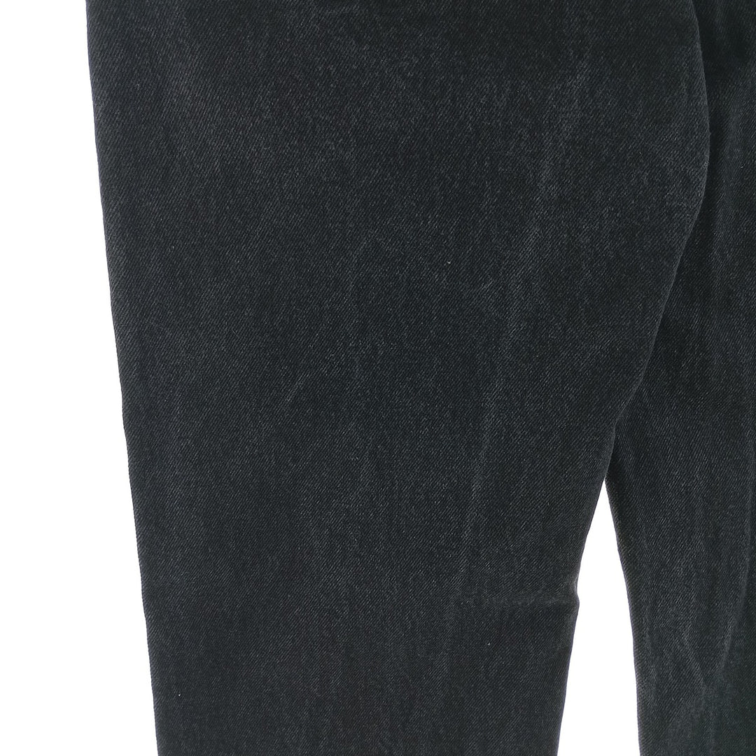 Rustler Black Denim Straight Denim Pants for Men, W32 equivalent cotton black type Vintage Second Hand