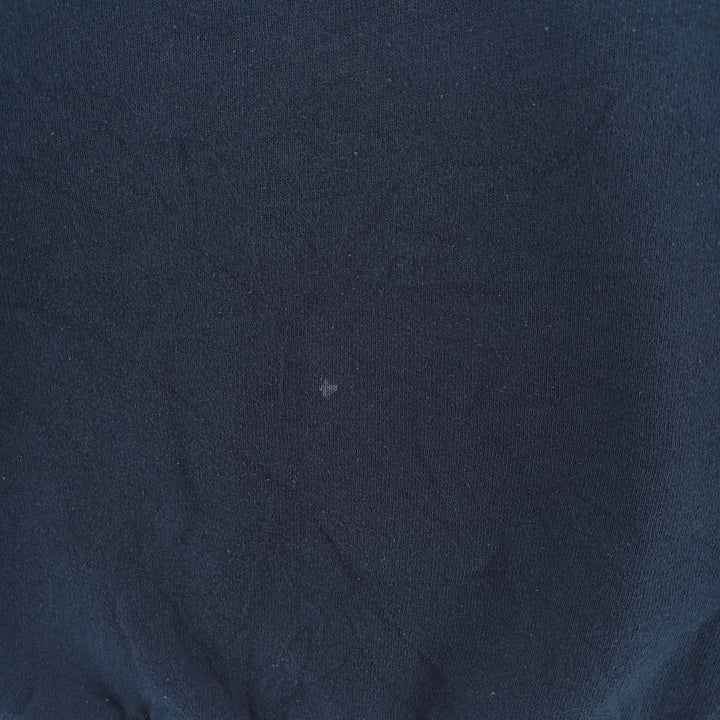80s-90'S Jerzees Plain Blank Sweatshirt Trainer Made in USA Men's XL Vintage cotton navy blue type Vintage Second Hand