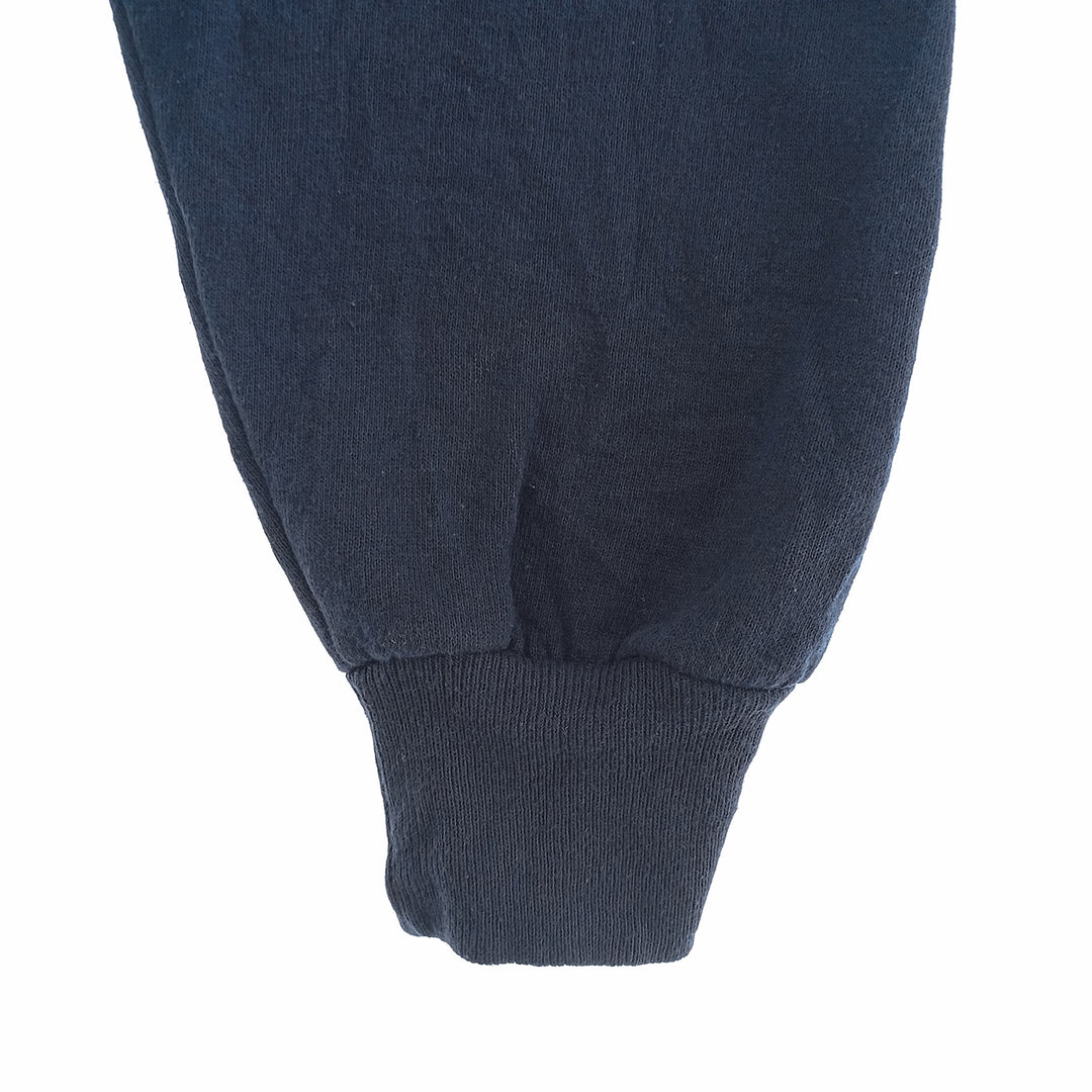 80s-90'S Jerzees Plain Blank Sweatshirt Trainer Made in USA Men's XL Vintage cotton navy blue type Vintage Second Hand
