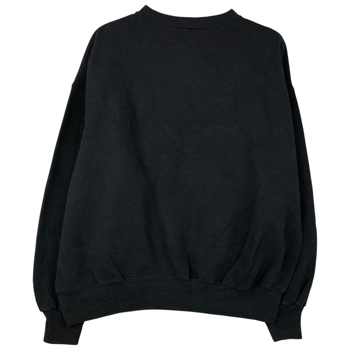 90'S Vintage Pannill Blank Sweatshirt, Made in USA, Men's Size XL cotton black type Vintage Second Hand