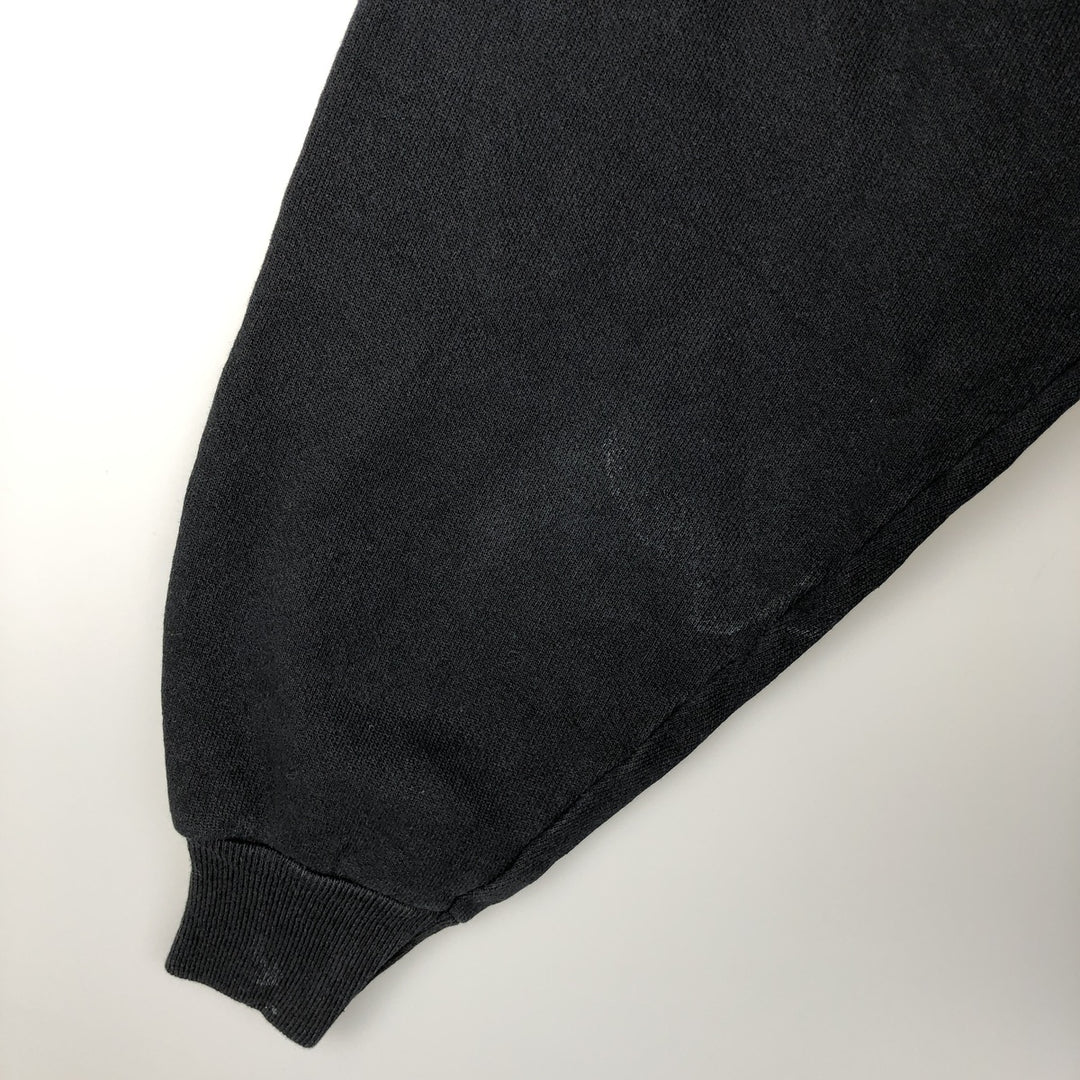 90'S Vintage Pannill Blank Sweatshirt, Made in USA, Men's Size XL cotton black type Vintage Second Hand