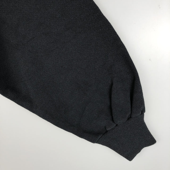 90'S Vintage Pannill Blank Sweatshirt, Made in USA, Men's Size XL cotton black type Vintage Second Hand