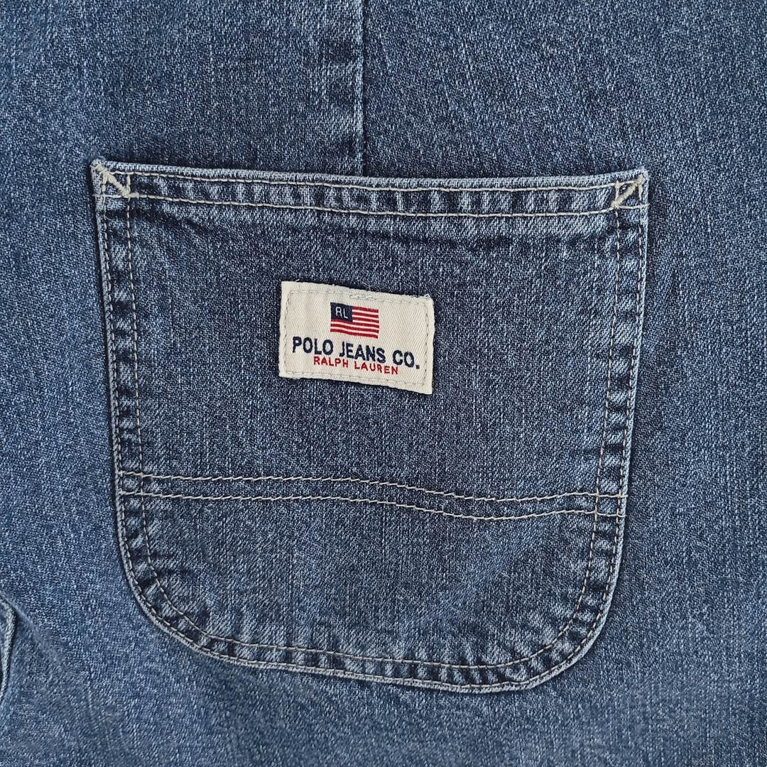 2000'S Ralph Lauren Polo Jeans Company denim shorts, women's size L (w29) cotton blue type Vintage Second Hand