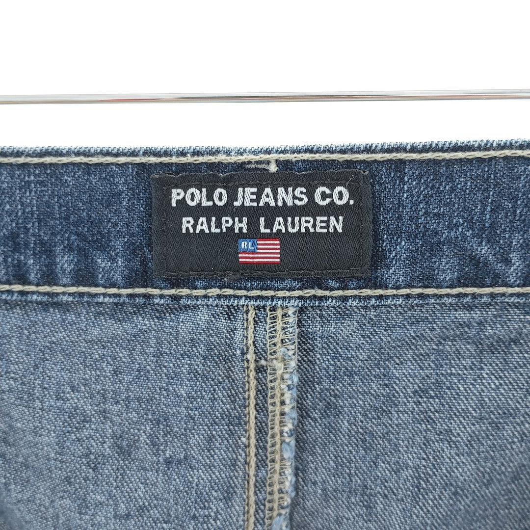 2000'S Ralph Lauren Polo Jeans Company denim shorts, women's size L (w29) cotton blue type Vintage Second Hand