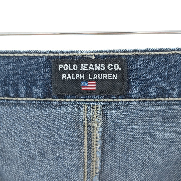 2000'S Ralph Lauren Polo Jeans Company denim shorts, women's size L (w29) cotton blue type Vintage Second Hand