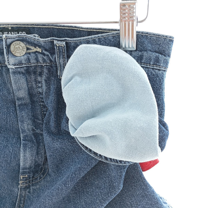 2000'S Ralph Lauren Polo Jeans Company denim shorts, women's size L (w29) cotton blue type Vintage Second Hand