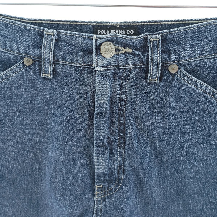 2000'S Ralph Lauren Polo Jeans Company denim shorts, women's size L (w29) cotton blue type Vintage Second Hand