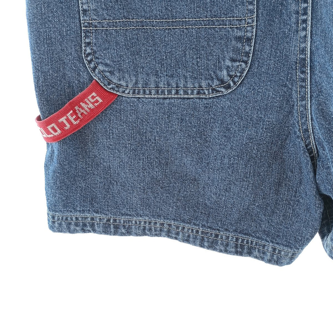 2000'S Ralph Lauren Polo Jeans Company denim shorts, women's size L (w29) cotton blue type Vintage Second Hand