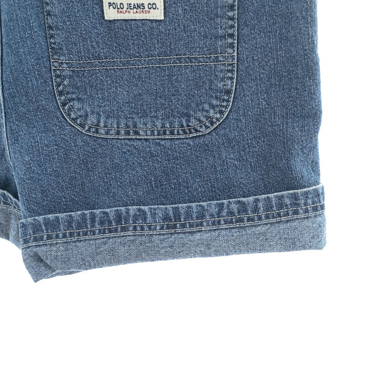 2000'S Ralph Lauren Polo Jeans Company denim shorts, women's size L (w29) cotton blue type Vintage Second Hand