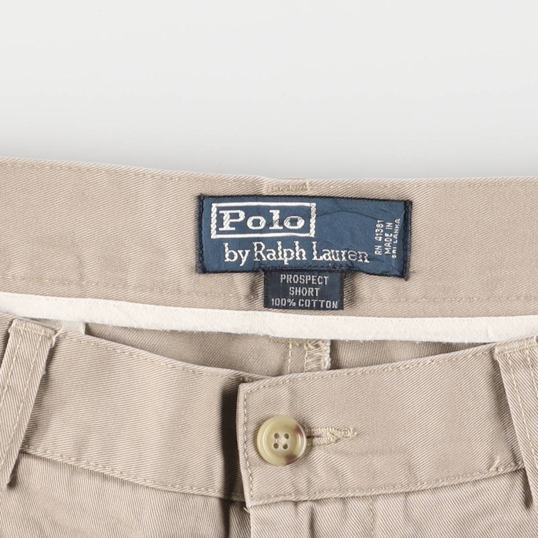 Ralph Lauren POLO by Ralph Lauren PROSPECT Chino Shorts Shorts Men's W37 equivalent cotton Beige type Vintage Second Hand