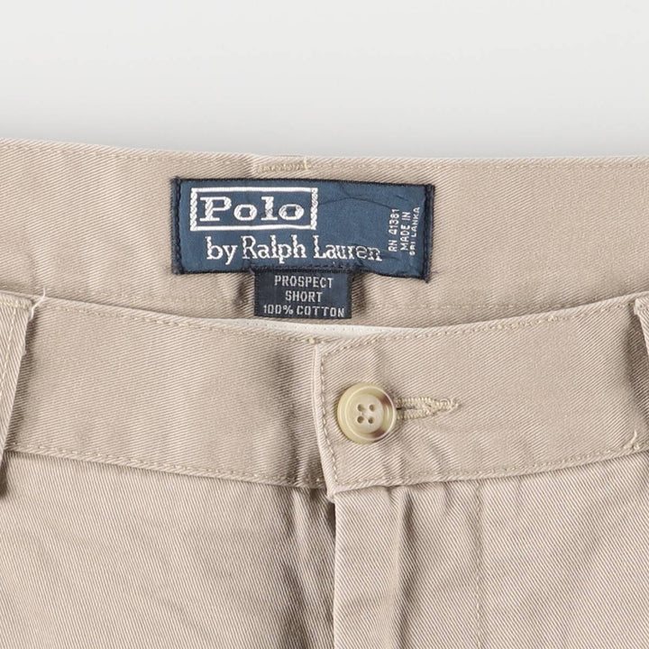 Ralph Lauren POLO by Ralph Lauren PROSPECT Chino Shorts Shorts Men's W37 equivalent cotton Beige type Vintage Second Hand