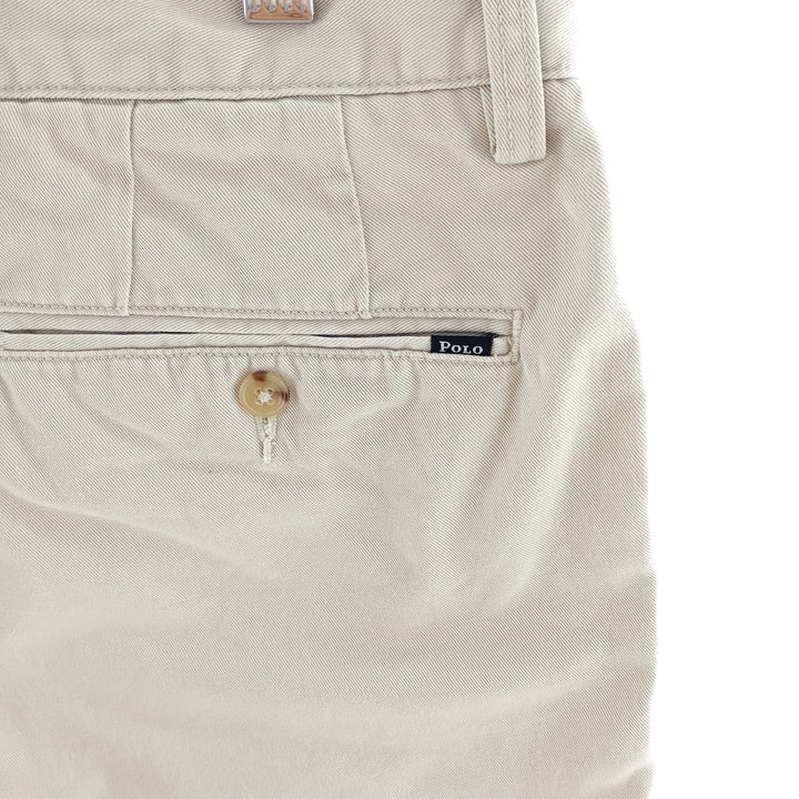 Ralph Lauren POLO by Ralph Lauren CLASSIC FIT Chino Shorts Shorts Men's W33 equivalent cotton ivory Vintage Second Hand