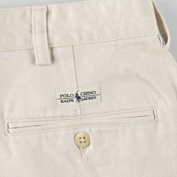 Ralph Lauren POLO RALPH LAUREN Two-pleat Chino Shorts Shorts Men's W32 equivalent cotton Beige type Vintage Second Hand