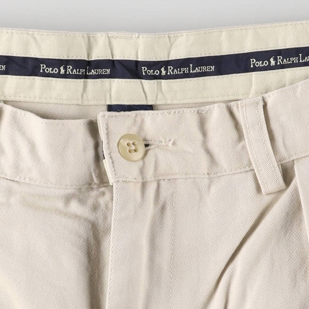 Ralph Lauren POLO RALPH LAUREN Two-pleat Chino Shorts Shorts Men's W32 equivalent cotton Beige type Vintage Second Hand