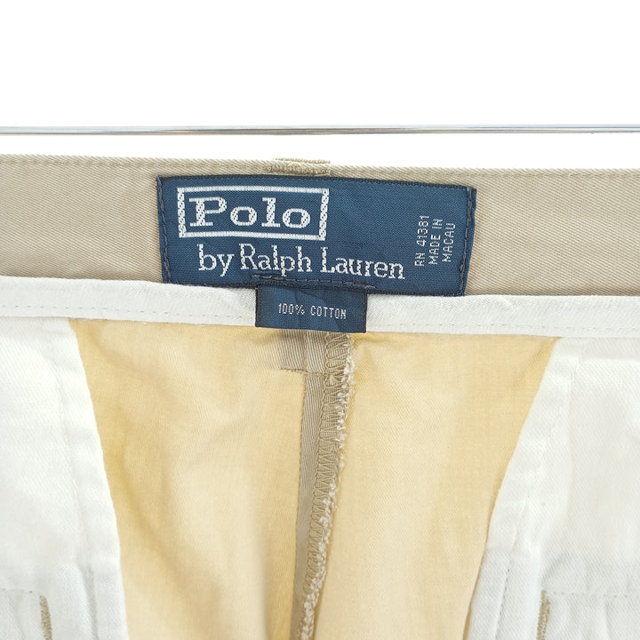 Ralph Lauren POLO by Ralph Lauren Chino Shorts Shorts Men's W36 cotton Beige type Vintage Second Hand
